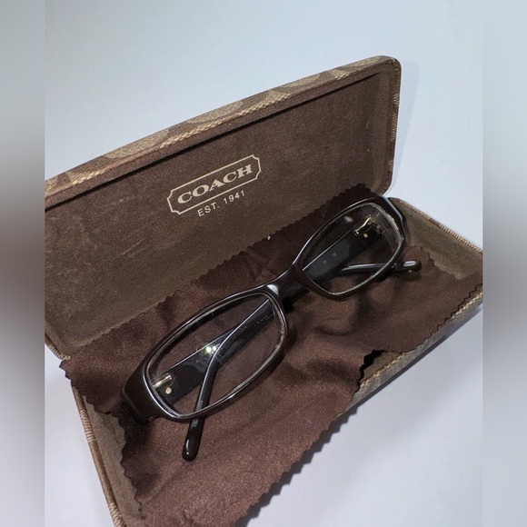 Coach Eyeglasses Authentic Frames Bernice 844 130 MM Brown - Picture 8 of 8